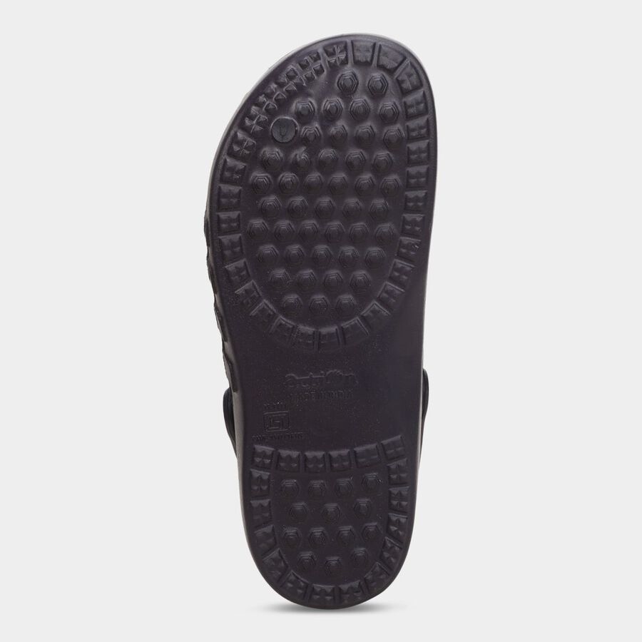 Mens Floater Flip Flops, Navy Blue, large image number null