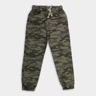 Boy's Cotton Trousers, Olive, small image number null