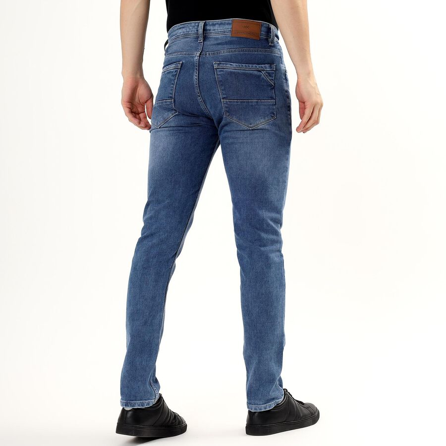 Men's Five Pocket Slim Fit Jeans , Light Blue, large image number null