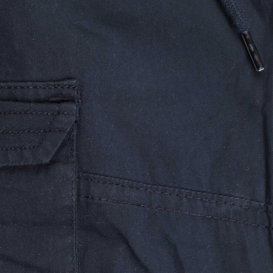 Infants Cotton Solid Trousers, Navy Blue, large image number null