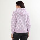 Women's Soft Lavender Hooded Casual Sweatshirt, लाइलेक, small image number null