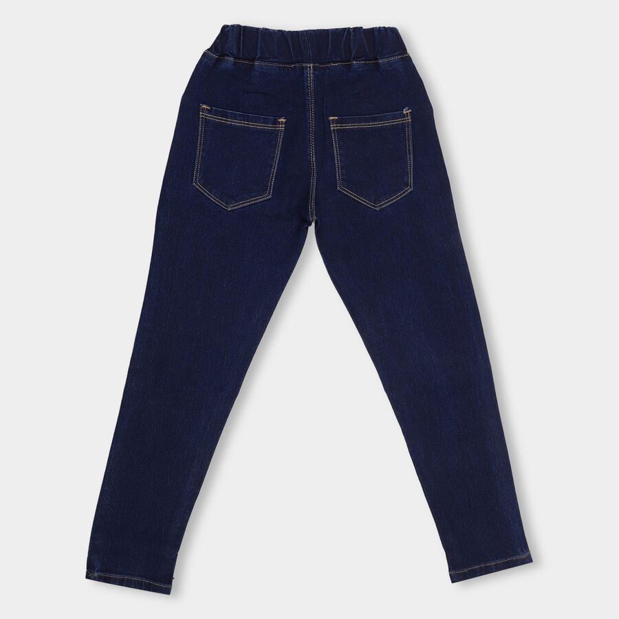 Girls' Jeans, Dark Blue, large image number null