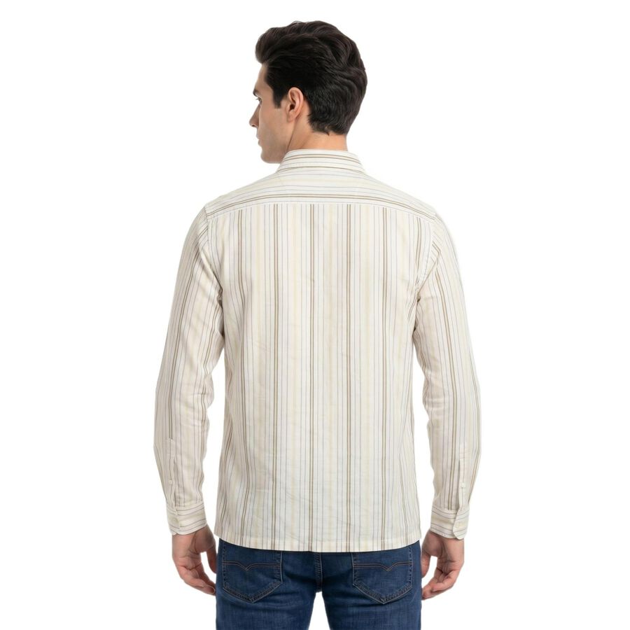 Men Yellow Casual Shirt, पीला, large