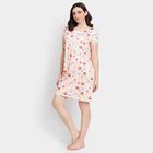 Ladies' Nighty , पीच, small image number null