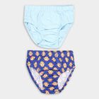 Boys' 100% Cotton Briefs, Mid Blue, small image number null