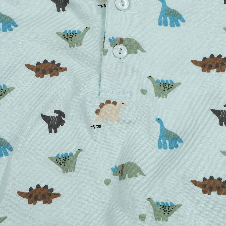 Infants' Night Suit, Light Green, large