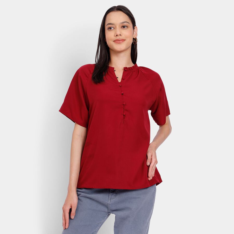 Ladies' Shirt, Wine, large image number null