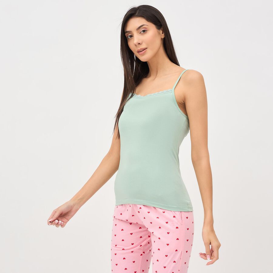Ladies' Spaghetti Slips , Light Green, large image number null