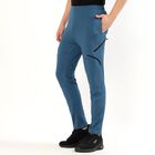 Men's Track Pants, मध्यम नीला, small