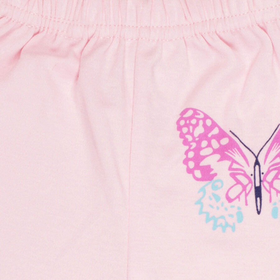 Infants Printed Pyjama, Pink, large image number null