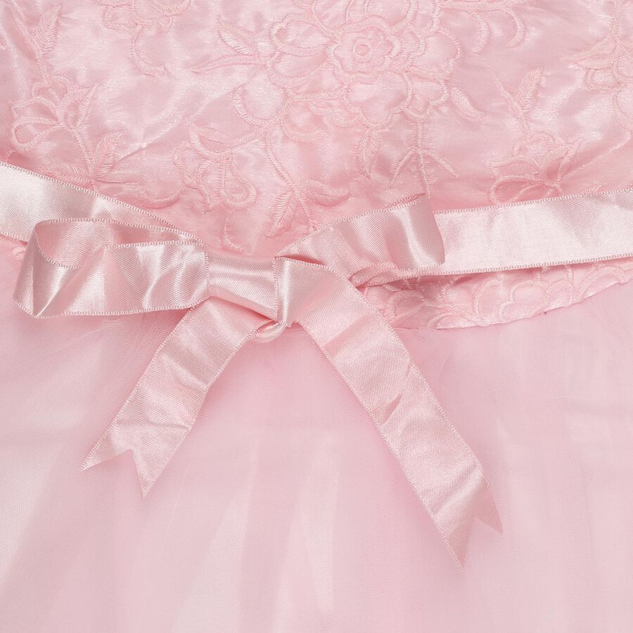 Girls' Frock, गुलाबी, large image number null