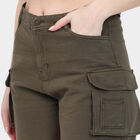 Ladies' 100% Cotton Shorts , गहरा हरा, small