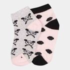 Girls Jacquard Socks, Peach, small image number null