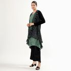 Women's Muted Sage Green Round Neck Minimalist Kurta, हल्का हरा, small image number null