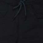 Boys' Navy Blue Regular Fit Drawstring Jogger Trousers, Navy Blue, small