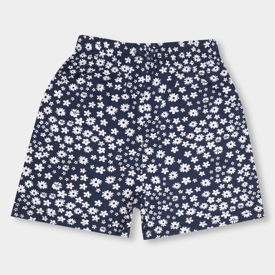 Girls' Shorts, नेवी ब्लू, large