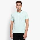 Men's Collared Half Sleeves T-Shirt, Light Green, small image number null