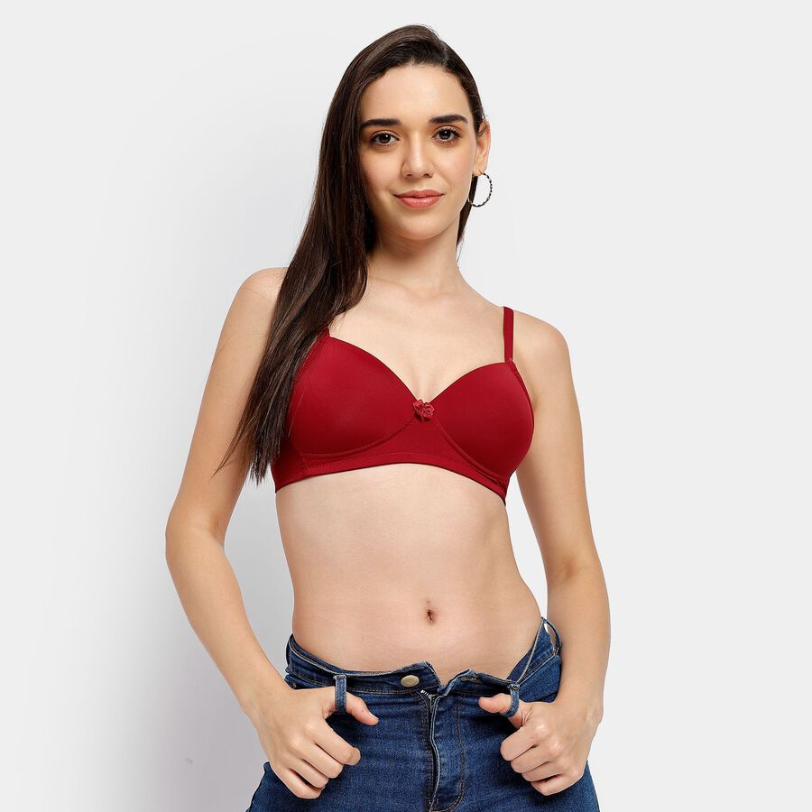 Ladies' Bra, मरून, large image number null