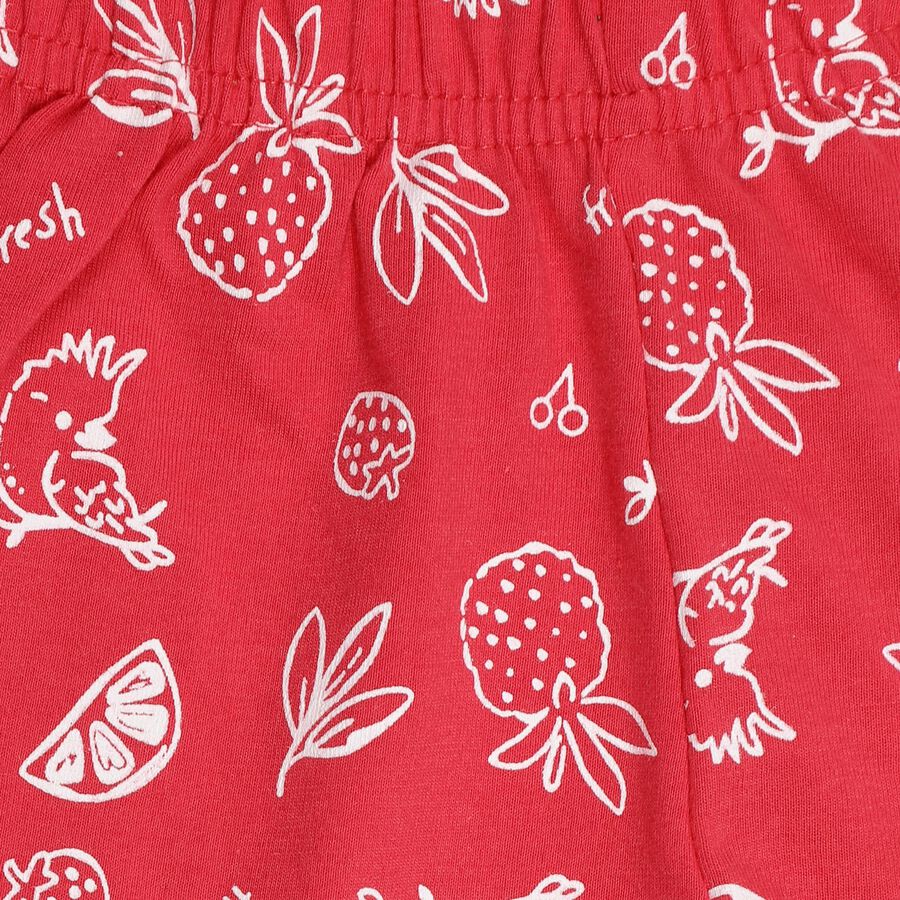 Girls' Pull Ups Shorts, Coral, large image number null