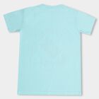 Boys' Half Sleeves T-Shirt, एक्वा, small