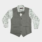 Boys Green Cotton Collar Shirt, Light Green, small