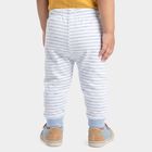 Infants' Light Blue Jogger Striped Pyjama, हल्का नीला, small