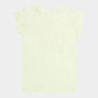 Girls Cotton T-Shirt, Light Green, small image number null