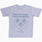 Boys' Half Sleeves T-Shirt, हल्का नीला, small image number null