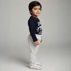 Infants' Baba Suit, Navy Blue, small image number null