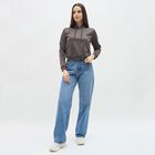 Ladies' Sweatshirt, भूरा, small image number null