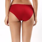 Women's Deep Crimson Red Bikini Panty, Maroon, small