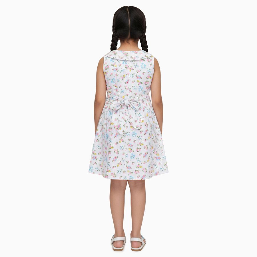 Girls' Frock, ऑफ व्हाइट, large image number null