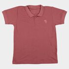 Boys Pink Polo Neck Polo Boys T-Shirt, गुलाबी, small