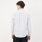 Men's Rich Eggshell White Classic Casual Shirt, White, small