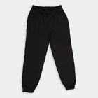 Boy's 100% Cotton Trousers , काला, small image number null