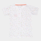 Boys Cotton T-Shirt, White, small image number null