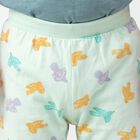 Infants' Mint Green Jogger Fit Bird Printed Cotton Pyjama, हल्का हरा, small