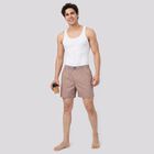 Men's Dark Grey Relaxed Fit Printed Boxers, Dark Grey, small