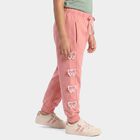 Girls Pink Jogger Butterfly Applique Pyjama, हल्का गुलाबी, small