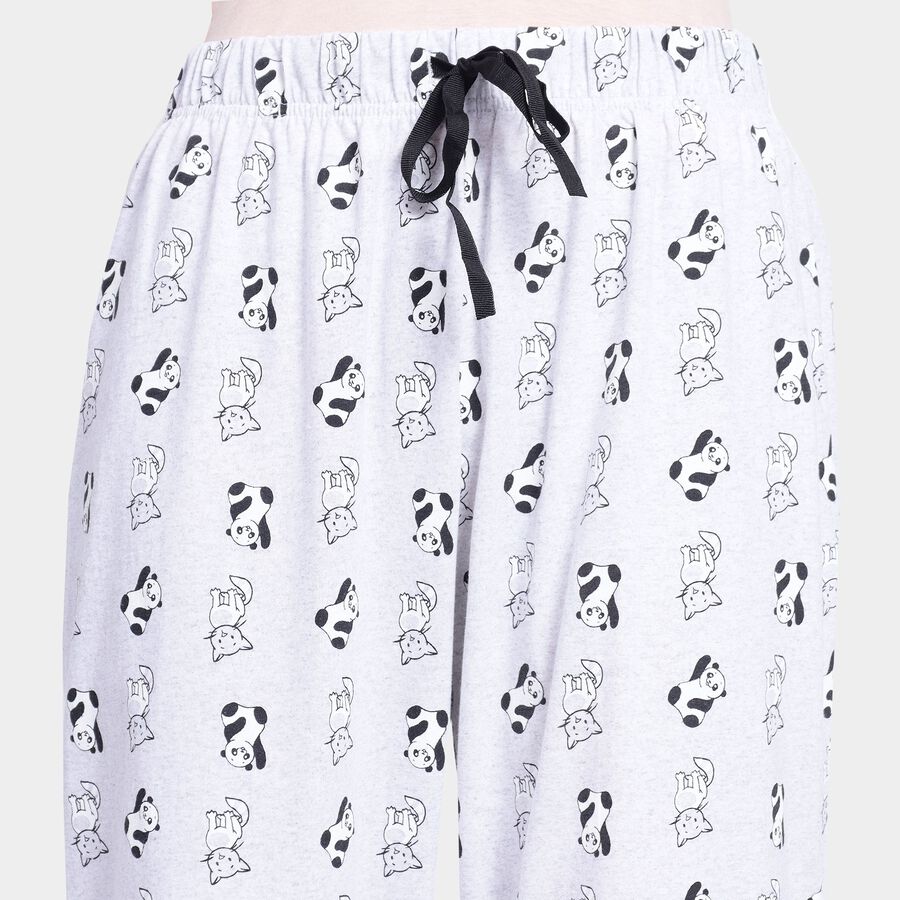 Ladies' Pyjama, Light Grey, large image number null
