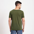 Round Neck T-Shirt, Olive, small image number null