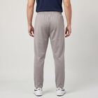Men Grey Slim Fit Panelled Track Pants, हल्का ग्रे, small