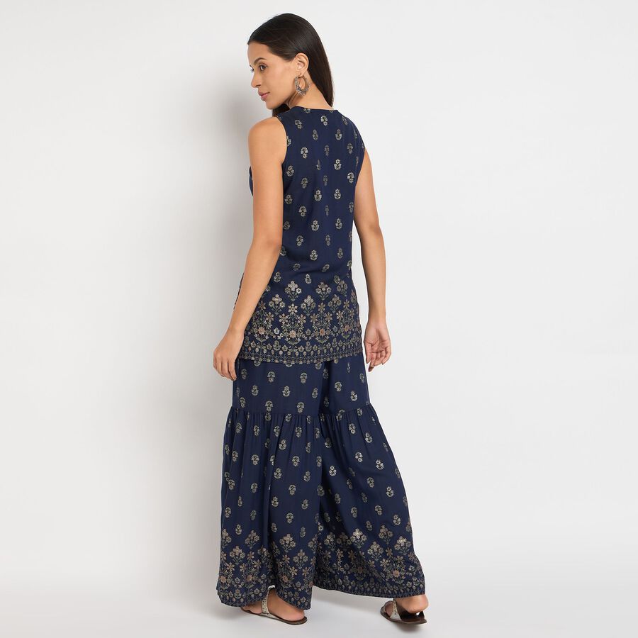 Ladies' Ethnic Set, नेवी ब्लू, large image number null
