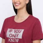 Round Neck T-Shirt, Maroon, small image number null