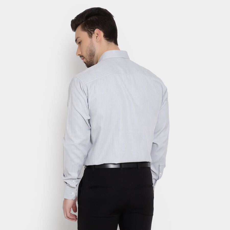 Solid Formal Shirt, Dark Grey, large image number null