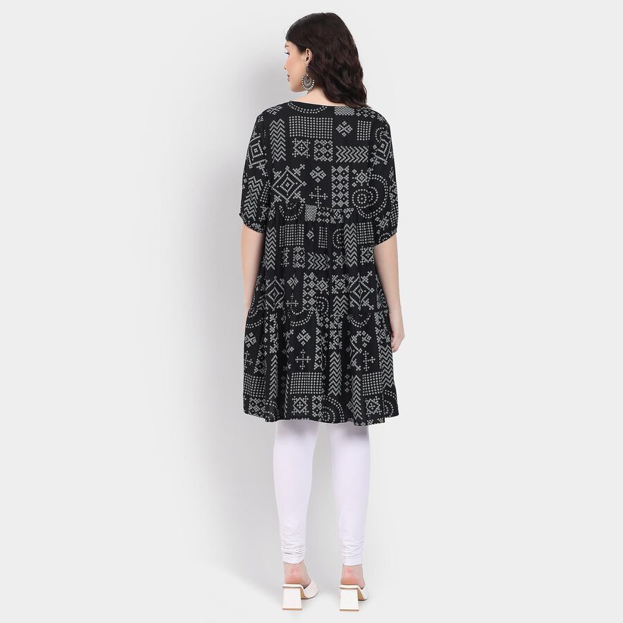 Ladies' Kurta , काला, large image number null