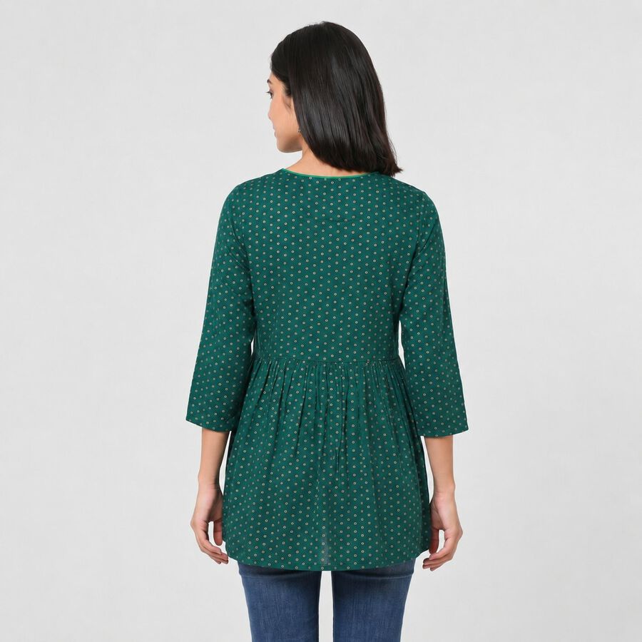 Ladies' Kurti, Dark Green, large