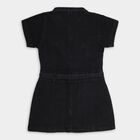 Girls' Frock , काला, small image number null