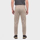 Men's Grey Tapered Fit Side-Striped Track Pants, Light Grey, small