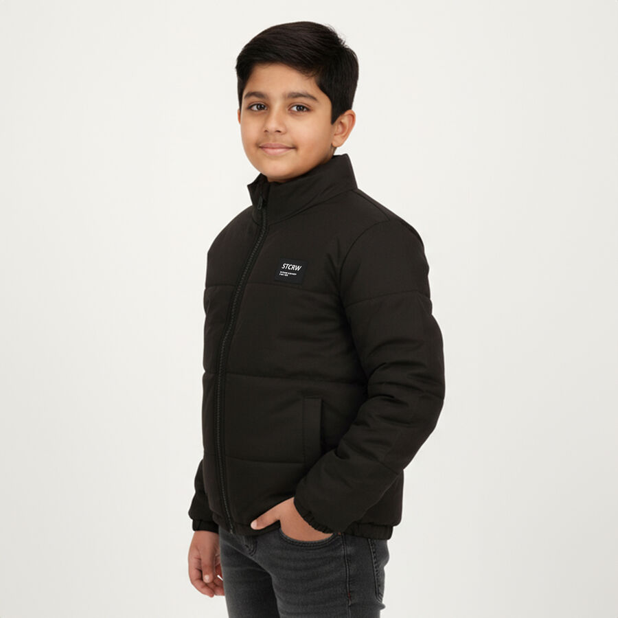 Boys' Jacket, Black, large image number null